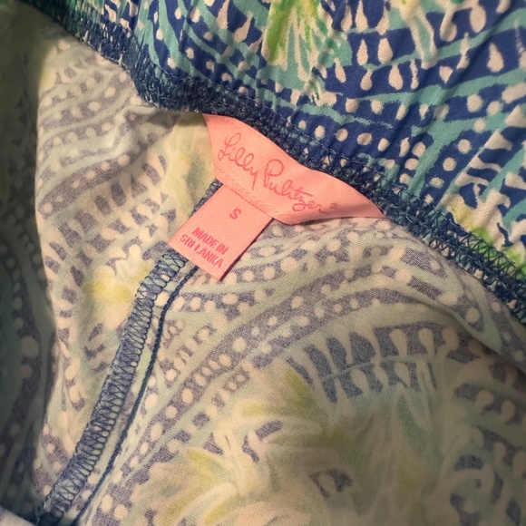Lilly Pulitzer Bal Harbour Palazzo Pants Bennet Blue Tropic  Size Small - Picture 8 of 8